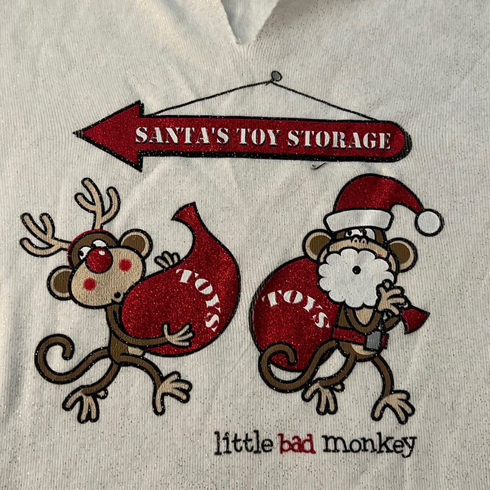 Next generation small tee Santa’s toy storage